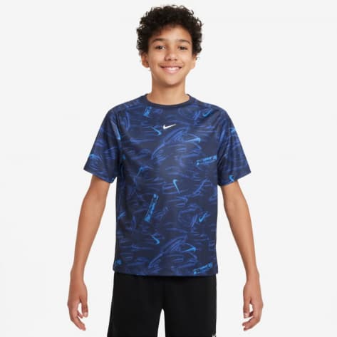Nike Jungen T-Shirt Multi Big Kids Boys HF4250-480 147-158 Game Royal/Midnight | 147-158