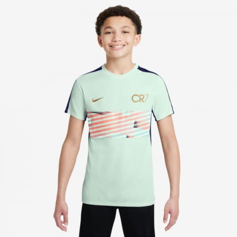 Nike Kinder Trainingsshirt CR7 Academy Dri-FIT HF4372-394 137-147 Barely Green/Blue Void/Met | 137-147