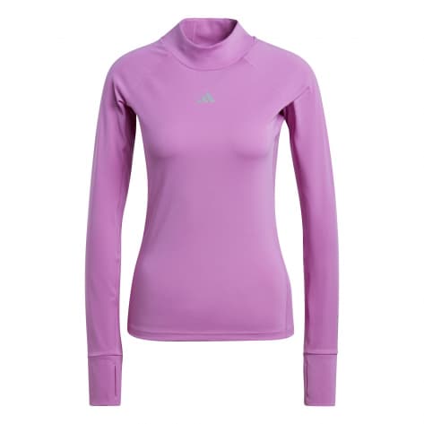 adidas Damen Langarmshirt Techfit Warm Training Longsleeve HI3370 M Pulse Lilac | M