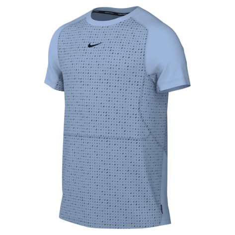 Nike Herren T-Shirt Pro Breathe HJ4055-422 S Psychic Blue/Black | S