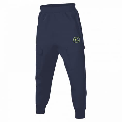 Nike Herren Trainingshose AIR CARGO PANT FLC HM0180-410 M Midnight Navy/Volt | M