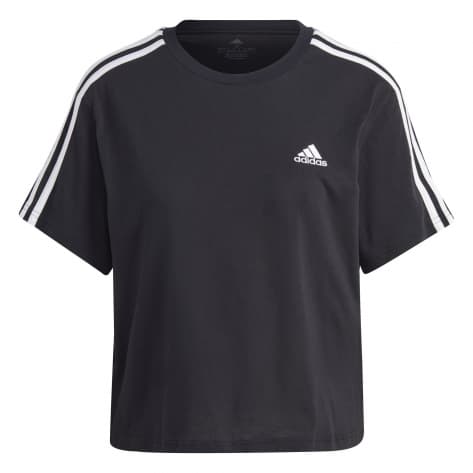 adidas Damen T-Shirt Essentials 3S Crop-Top 