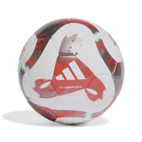 adidas Fussball Tiro League Sala Ball HT2425 FUTS White/Solar Red/Iron Met. | FUTS