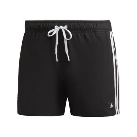 adidas Herren Badeshort 3-Stripes CLX HT4367 S Black/White | S