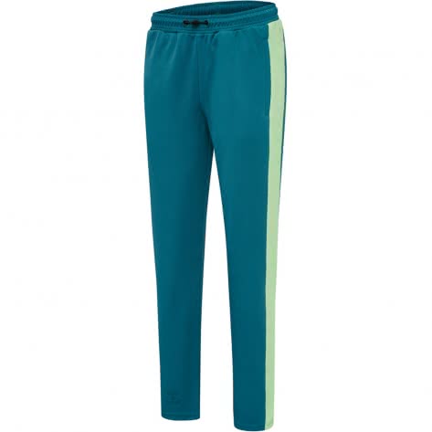 Hummel Damen ACTION TRAINING PANTS WOMAN 210996-7059 XS Blue Coral/Green Ash | XS