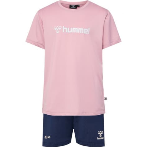 Hummel Kinder Shirt + Shorts Set hmlPLAG Shorts Set 218643-8718 164 Zephyr | 164