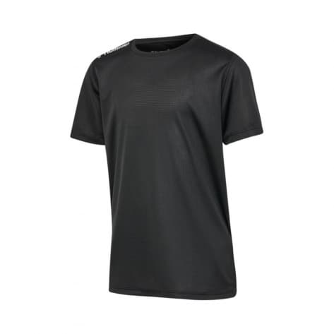 Hummel Kinder T-Shirt hmlRun S/S Jersey Kids 227244-2001 140 Black | 128