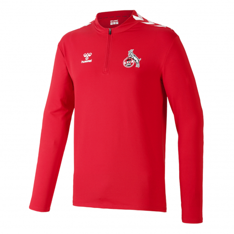 Hummel Kinder 1. FC Köln Trainingstop 22/23 Pro Grid 1/2-Zip Train. LS 217515-3062 128 True Red | 128