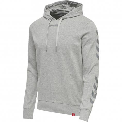 Hummel Unisex Hoody Legacy Hoodie 212565-2006 S Grey Melange | S