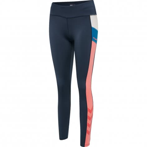 Hummel Damen Tight SHARNI MID WAIST TIGHTS 210387-7429 XS Blue Nights | XS