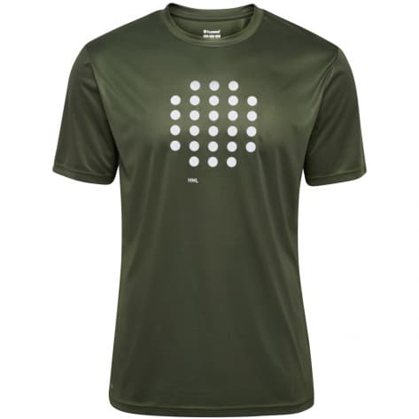 Hummel Unisex T-Shirt hmlACTIVE COURT PL JERSEY S/S 221906-6453 XL Olive Night | XL