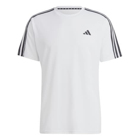 adidas Herren T-Shirt TR-ES BASE 3-Streifen T-Shirt IB8151 XL White/Black | XL