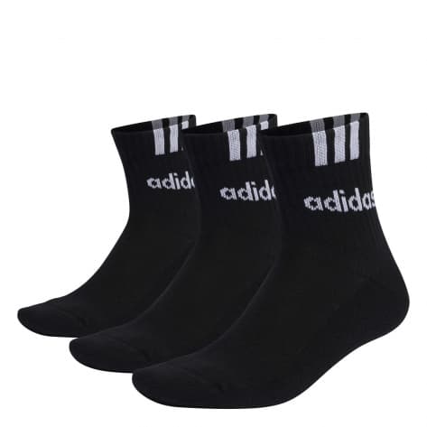 adidas Socken 3S Linear Half-Crew Cushioned Socks 3P 