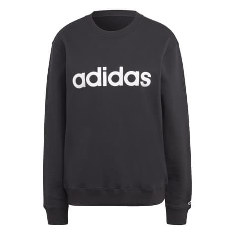 adidas Damen Pullover Essentials Linear French Terry IC6878 S Black/White | S