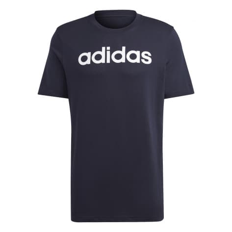 adidas Herren T-Shirt Essentials Linear Embroidered Logo Tee 
