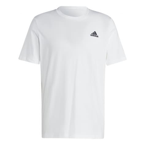 adidas Herren T-Shirt Essentials Embroidered Small Logo Tee IC9286 XL White | XL