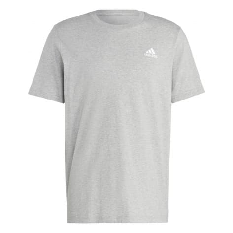 adidas Herren T-Shirt Essentials Embroidered Small Logo Tee IC9288 M Medium Grey Heather | M
