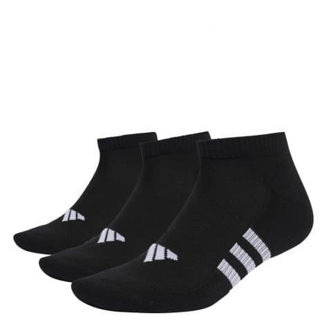 adidas Socken Performance Cushioned Low Socks 3P IC9518 40-42 Black/Black/Black | 40-42