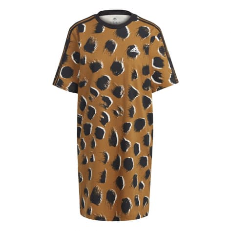 adidas Damen Kleid Essentials 3S Single Jersey Boyfriend Dress 