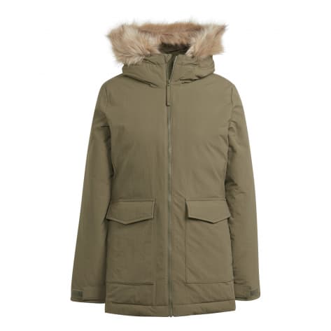 adidas Damen Parka Hooded Fur Parka 