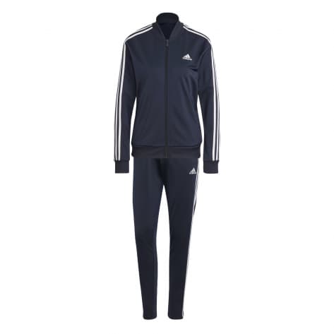 adidas Damen Trainingsanzug Essentials 3-Stripes Tracksuit IJ8782 XS Legend Ink/White | XS