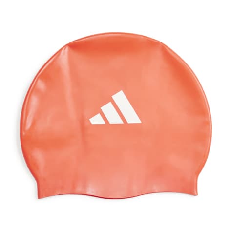 adidas Kinder Badekappe Kids 3S Cap IM1043 BriRed/White | One size