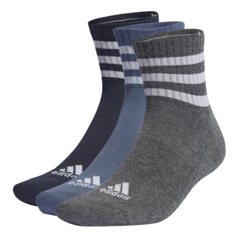 adidas Socken 3-Stripes Cushioned Sportswear Mid-Cut Socks 3P 