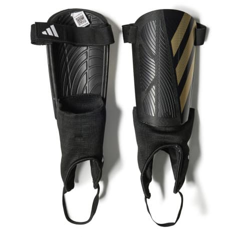 adidas Schienbeinschoner Tiro Shin Guards Match IP3997 XL Black/Gold Metal/White | XL