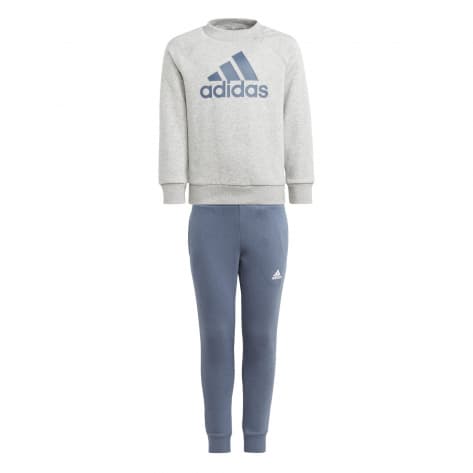 adidas Kinder Jogginganzug Essentials Logo Fleece Jogger IS2475 116 Medium Grey Heather/Prloin | 116