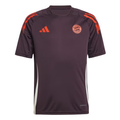 adidas Kinder Trainingstrikot FC Bayern München 24/25 IS9952 128 Shadow Maroon/Red | 128