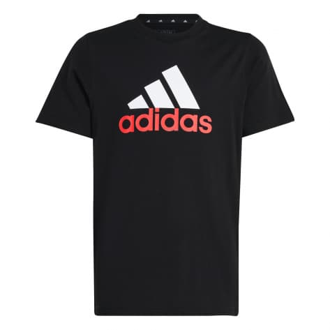 adidas Kinder T-Shirt U BL 2 TEE IV7324 152 Black/Bright Red | 152