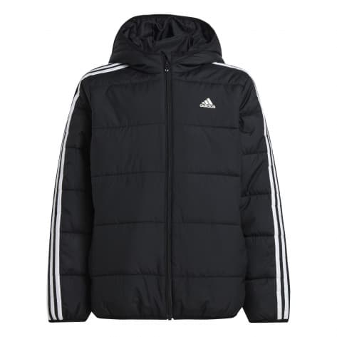 adidas Kinder Winterjacke Essentials 3-Stripes Padded Jacket IV9512 140 Black/White | 140