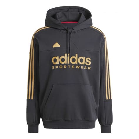adidas Herren Kapuzenpullover House of Tiro Nations Pack Hoodie IW8869 S Black/Team Victory Red | S