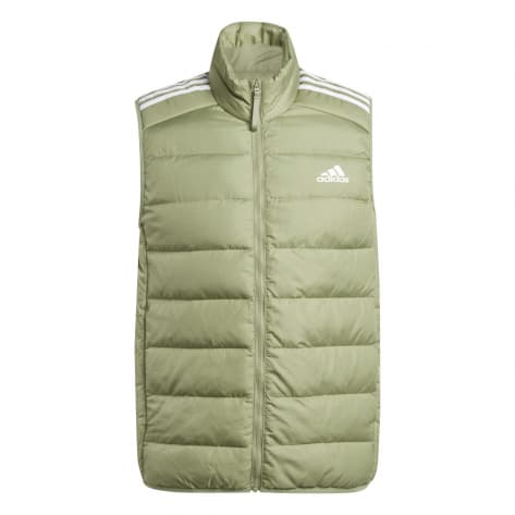 adidas Herren Daunenweste Essentials 3-Stripes Light Vest IX8902 M Tent Green | M