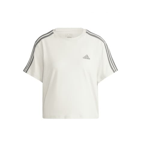 adidas Damen T-Shirt Essentials 3S Crop-Top 