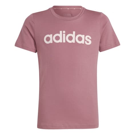 adidas Mädchen T-Shirt Essentials Linear Logo Cotton IZ3445 152 Preloved Crimson | 152