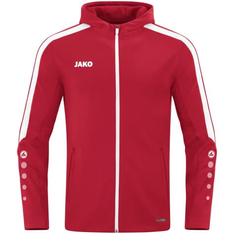 Jako Kinder Kapuzenjacke Power 6823-100 128 Rot | 128