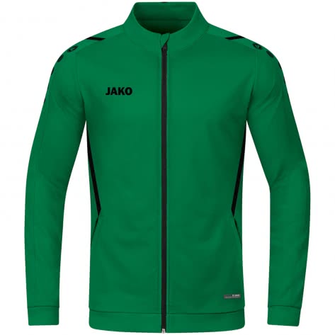 Jako Herren Polyesterjacke Challenge 9321-201 M Sportgrün/Schwarz | M