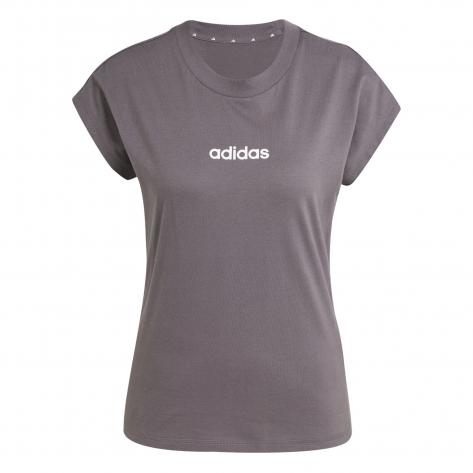 adidas Damen T-Shirt Essentials Linear Cotton Tee 