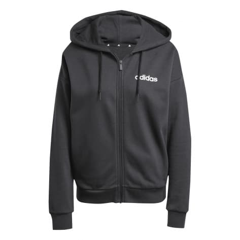 adidas Damen Kapuzenjacke Essentials Linear FT FZ Hoodie 