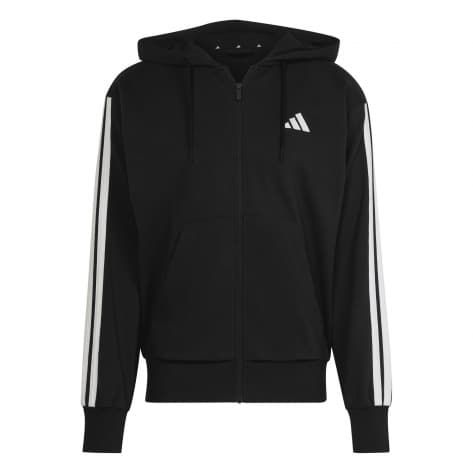 adidas Herren Kapuzenjacke 3S FT Full Zip Hoodie JD1877 M Black/White | M