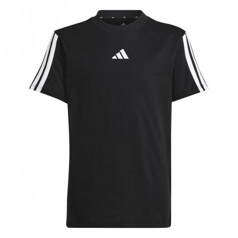 adidas Kinder T-Shirt J 3S TEE 160 JD6487 128 Black/White | 128