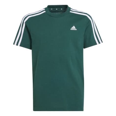 adidas Kinder T-Shirt Essentials 3S Cotton Tee JF8744 128 Collegiate Green | 128