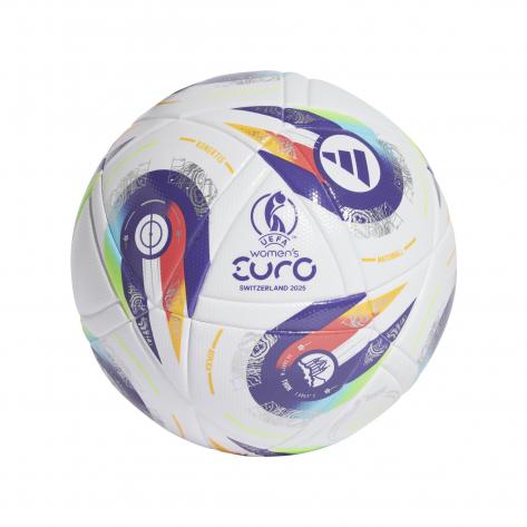 adidas Fussball Women's Euro25 LGE Ball JH1262 4 White/Pantone/Lucid Lemon | 4