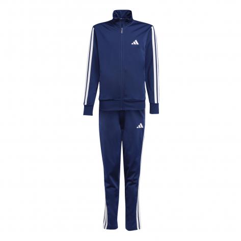adidas Kinder Trainingsanzug J 3S TR TS 205 JL6890 164 Dark Blue/White | 164
