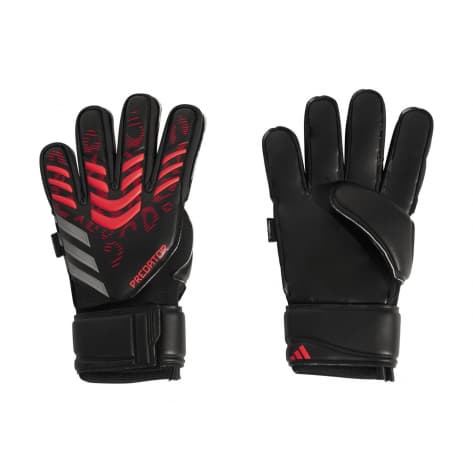 adidas Herren Torwarthandschuhe Predator Match Fingersave JM6828 9 Black/Black/Lucred | 9