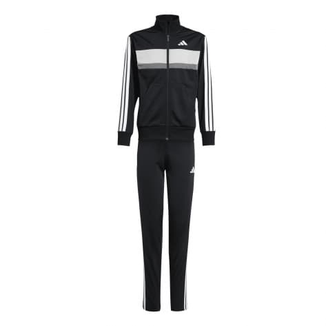 adidas Kinder Trainingsanzug J 3S Tiberio Track Suit JY0509 164 Black/White/Grey Two | 164