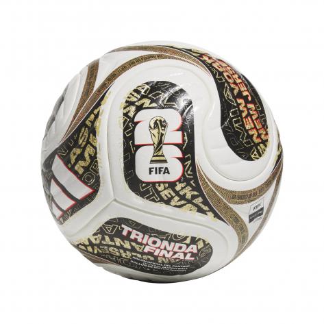 adidas Fussball 2026 Trionda Finals Pro Ball JY8928 5 White/Black/Gold Met. | 5