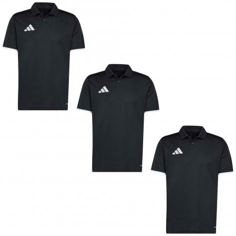 adidas Herren Poloshirt Entrada 26 Polo 3er Set 