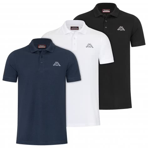 Kappa Herren Polo VELEOT 3 Polo Shirt 3er-Pack s/s 707408 